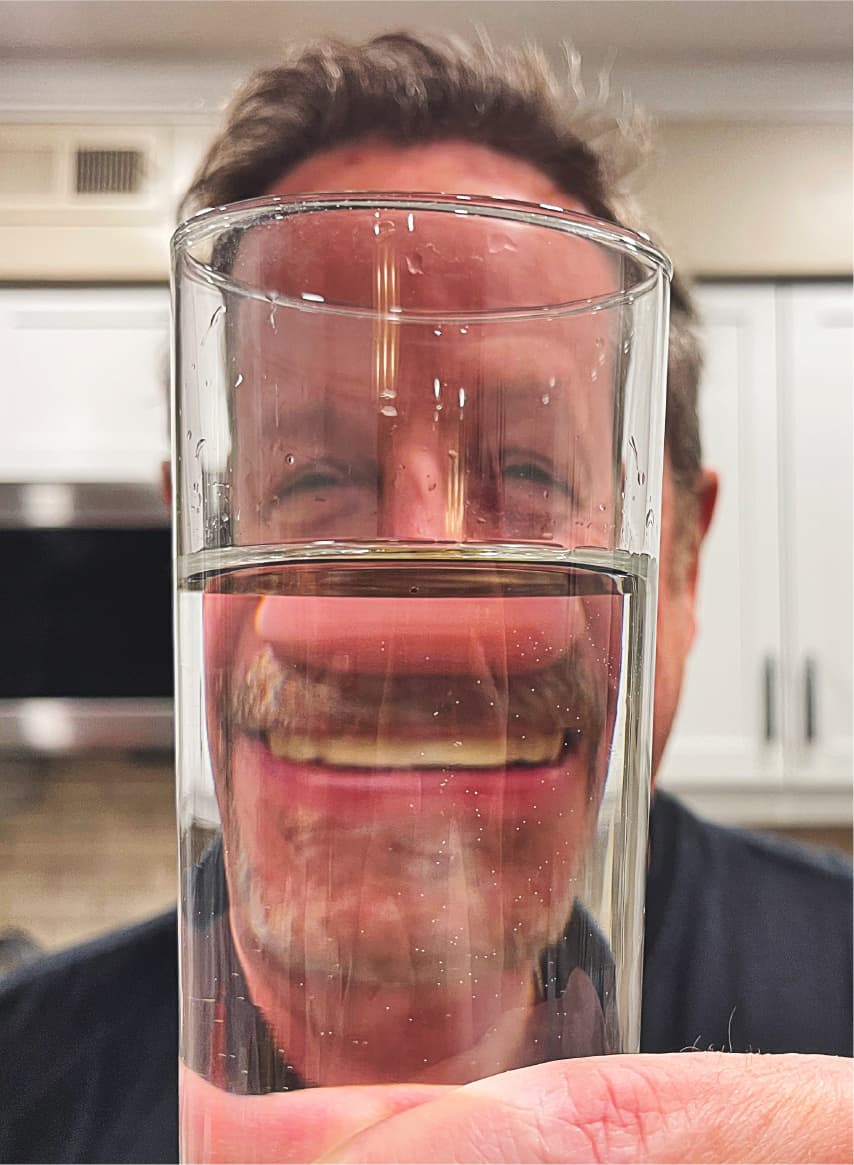 男人养一杯水