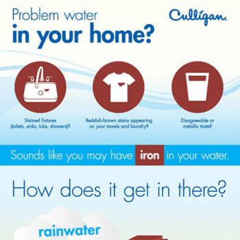 Problem Water Infographic: Iron