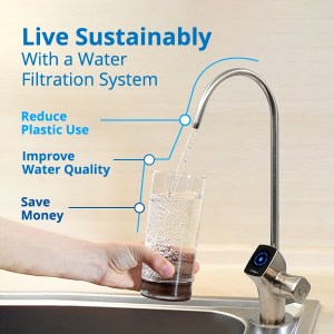 live sustainably with water filtration