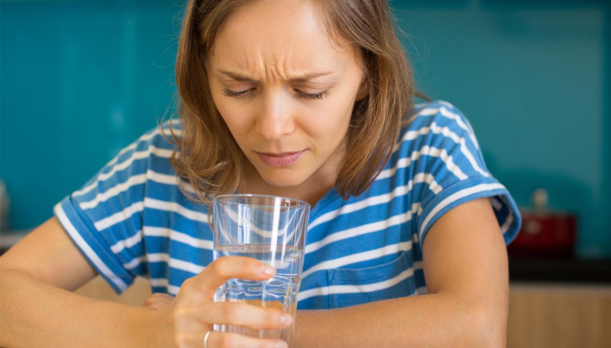 Woman concerned about drinking untested water