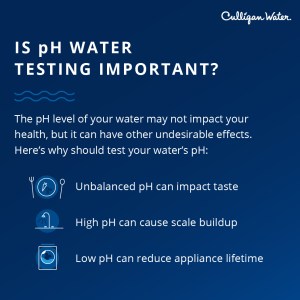 why pH water testing is important