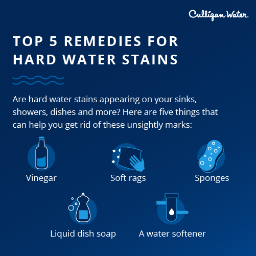 top 5 ways to remove hard water stains