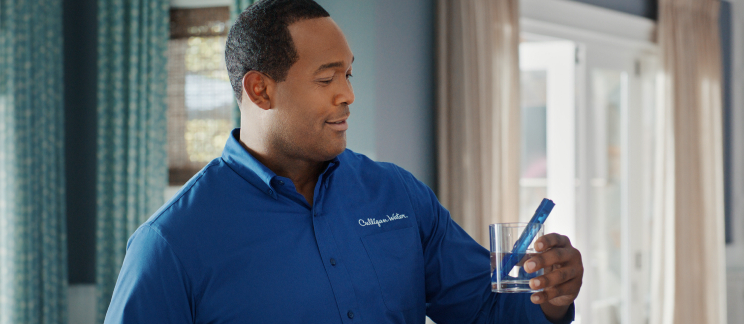 culligan expert testing quality of water