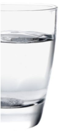 glass of clean filtered water